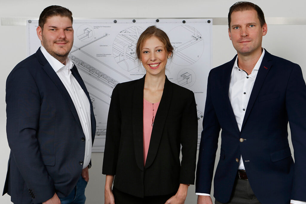 The sales team JNW Cleaning Solutions: Kreuch, Kerski, Noack